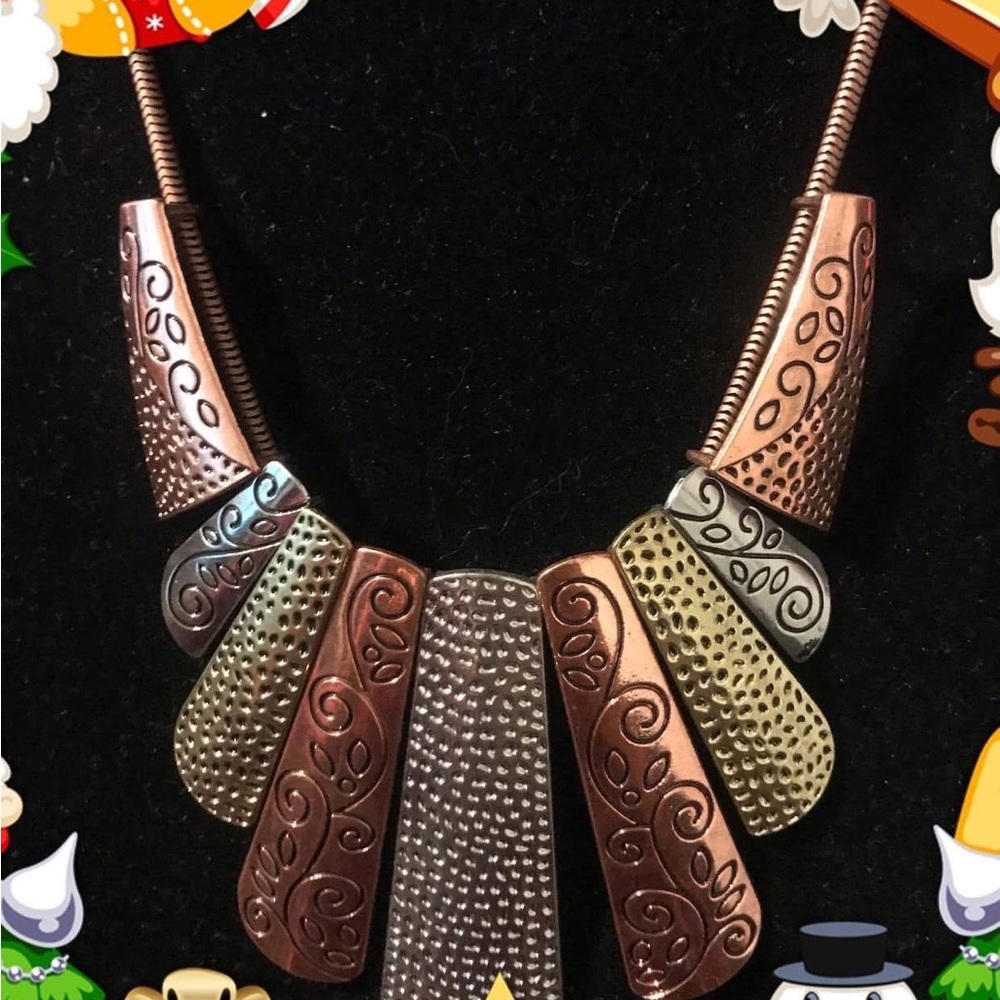 Elegant Multicolor Statement Necklace